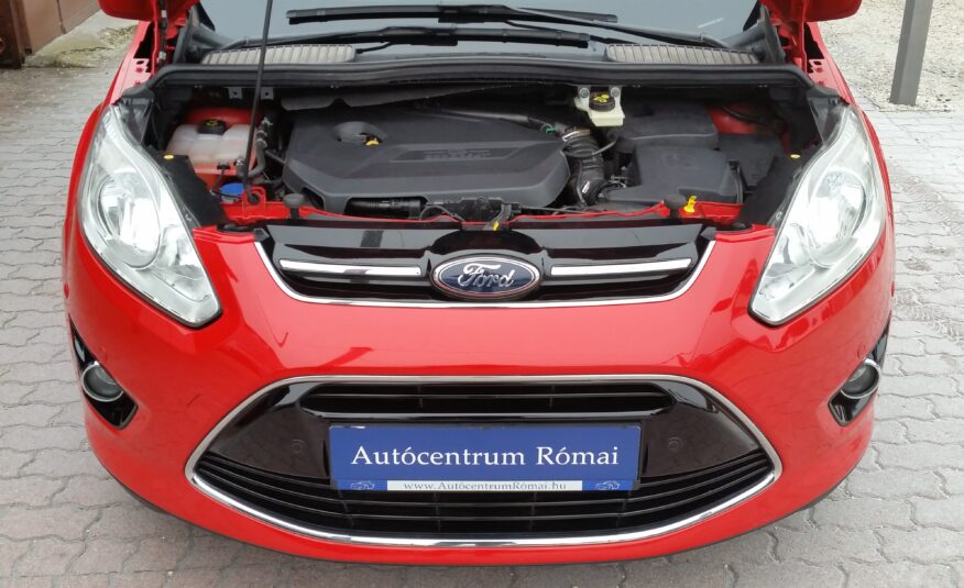 FORD C-MAX 1.6 SCTi EcoBoost Titanium Red Line! ÜLÉSFŰTÉS. TEMPOMAT. PARKRADAR. VONÓHOROG