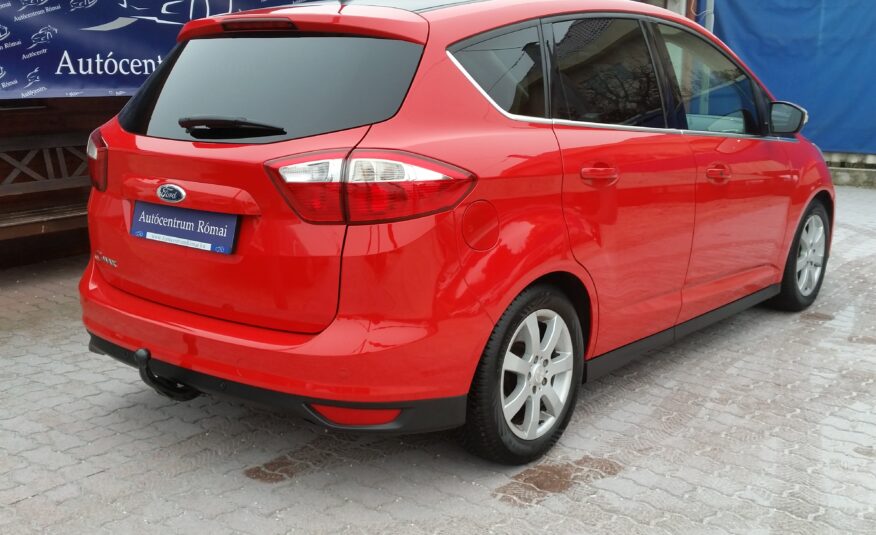 FORD C-MAX 1.6 SCTi EcoBoost Titanium Red Line! ÜLÉSFŰTÉS. TEMPOMAT. PARKRADAR. VONÓHOROG