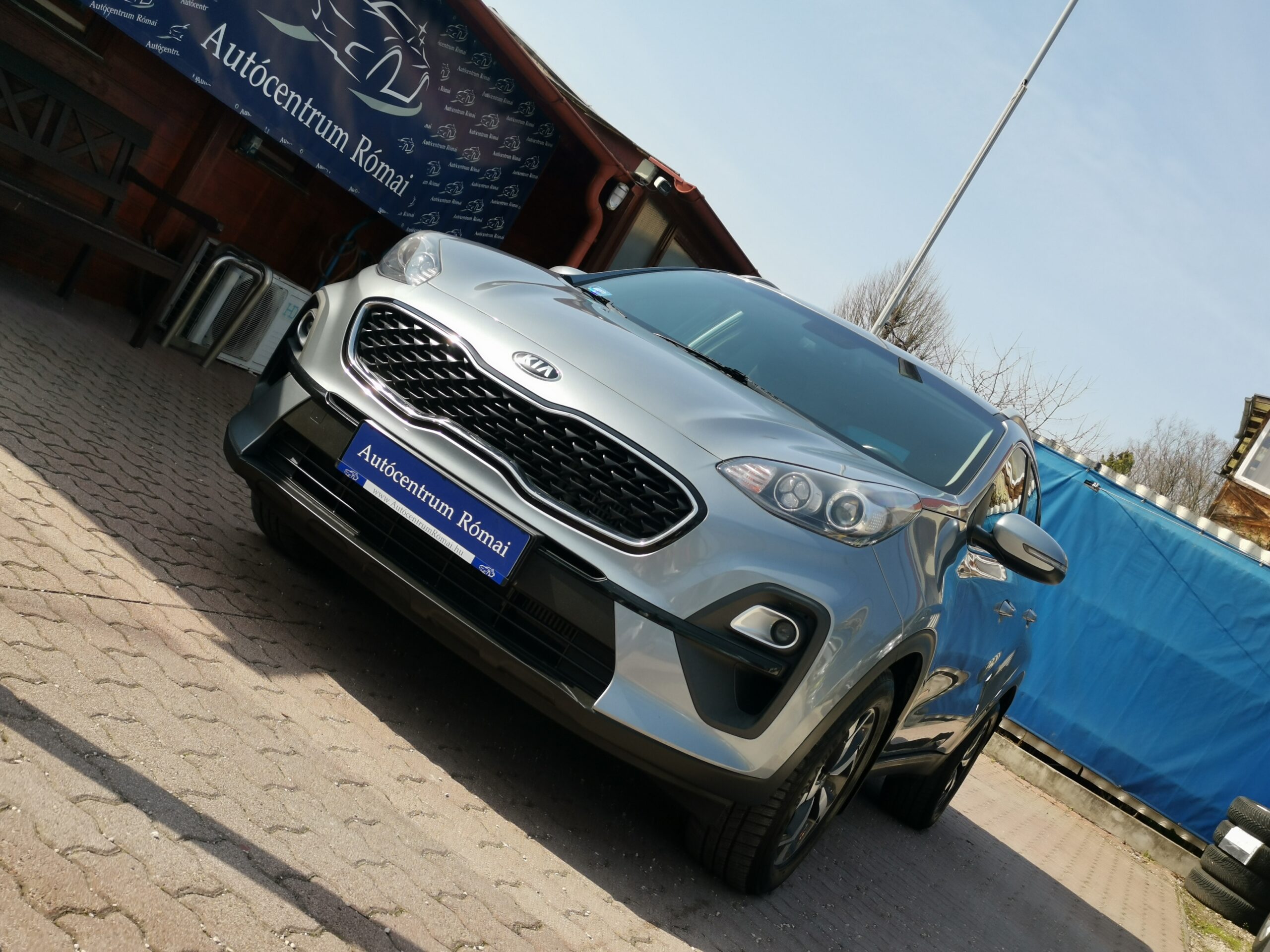 KIA SPORTAGE 1.6 CRDI HP Silver DCT MY21 MO.-i. 1. Tulaj. Autómata. ÁFÁ-s! TEMPOMAT. PARKRADAR. KAMERA