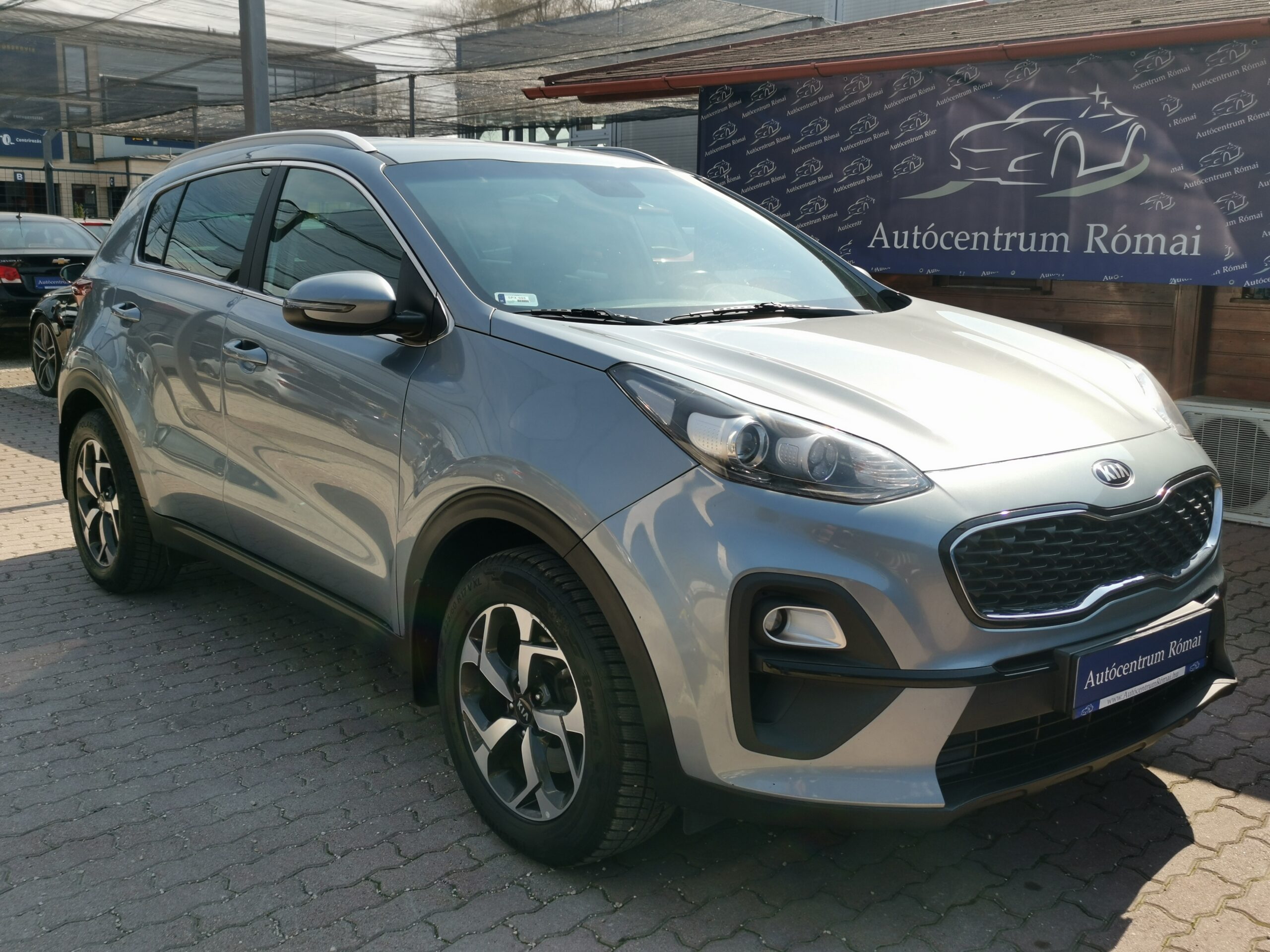 KIA SPORTAGE 1.6 CRDI HP Silver DCT MY21 MO.-i. 1. Tulaj. Autómata. ÁFÁ-s! TEMPOMAT. PARKRADAR. KAMERA