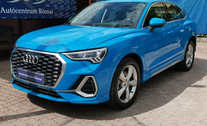 AUDI Q3 Sportback 40 TFSI S line quattro S-tronic 61.000km! MO.-i. 1. Tulaj. ÁFÁ-s!