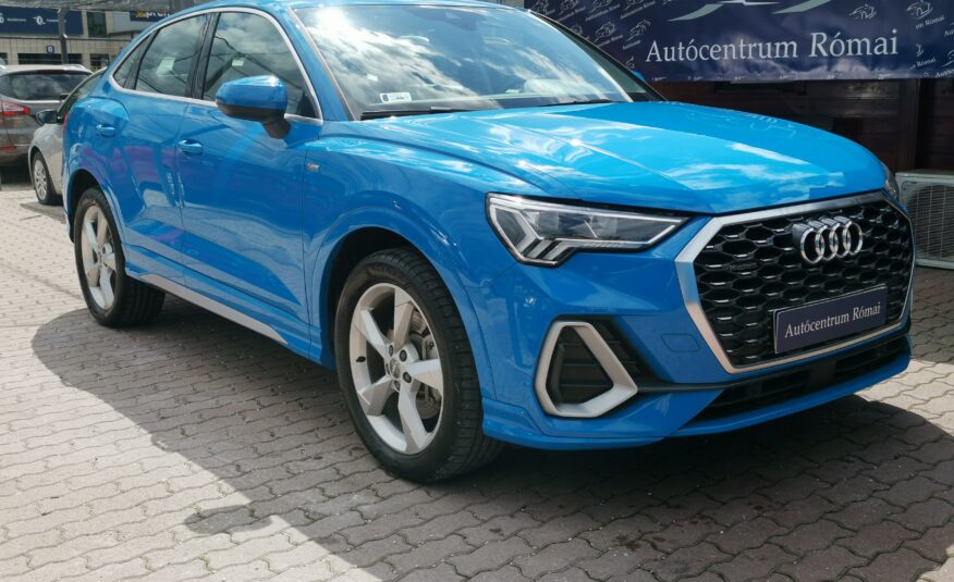 AUDI Q3 Sportback 40 TFSI S line quattro S-tronic 61.000km! MO.-i. 1. Tulaj. ÁFÁ-s!