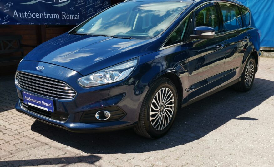 FORD S-MAX 1.5 EcoBoost Titanium MO.-i. 1. Tulaj. Szervizkönyv! FÉLBŐR BELSŐ. TEMPOMAT. NAVIGÁCIÓ