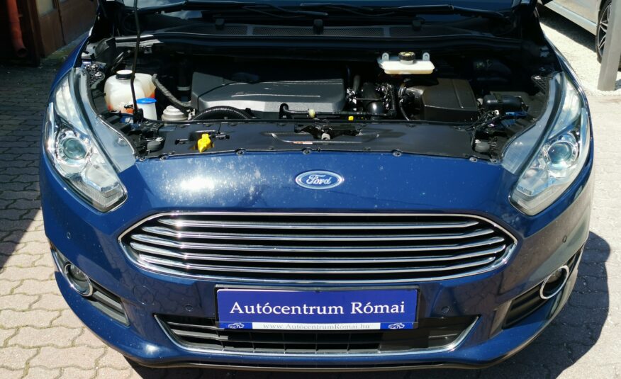FORD S-MAX 1.5 EcoBoost Titanium MO.-i. 1. Tulaj. Szervizkönyv! FÉLBŐR BELSŐ. TEMPOMAT. NAVIGÁCIÓ