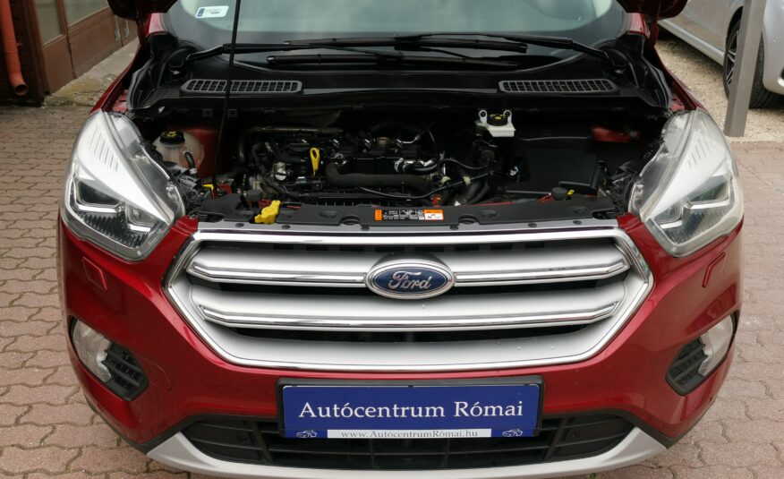 FORD KUGA 1.5 EcoBoost Titanium MO.-i. 2. Tulaj. Szervizkönyv! Áfá-s! PANORÁMA TETŐ. BŐRBELSŐ. LED