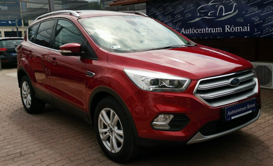 FORD KUGA 1.5 EcoBoost Titanium MO.-i. 2. Tulaj. Szervizkönyv! Áfá-s! PANORÁMA TETŐ. BŐRBELSŐ. LED